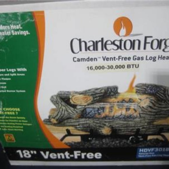 Charleston Forge Empire 18" Vent Free Natural Gas Log  #HDVf3018N Sealed 🆕/NWT - Picture 6 of 14